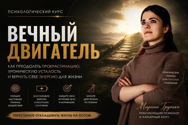 Вечный двигатель: как преодолеть прокрастинацию, хроническую усталость и вернуть себе энергию для жизни