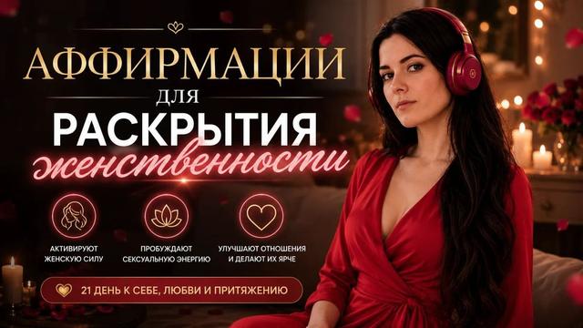 Сексуальность | Аффирмации Женская Сила | Мощная Медитация Для Женщин