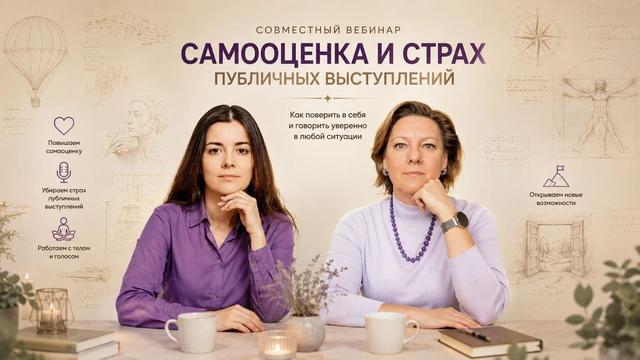Самооценка и страх публичных выступлений: как проявиться, если тревога сковала по рукам и ногам?