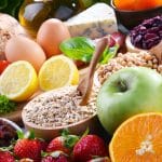 Assorted organic food products on the table